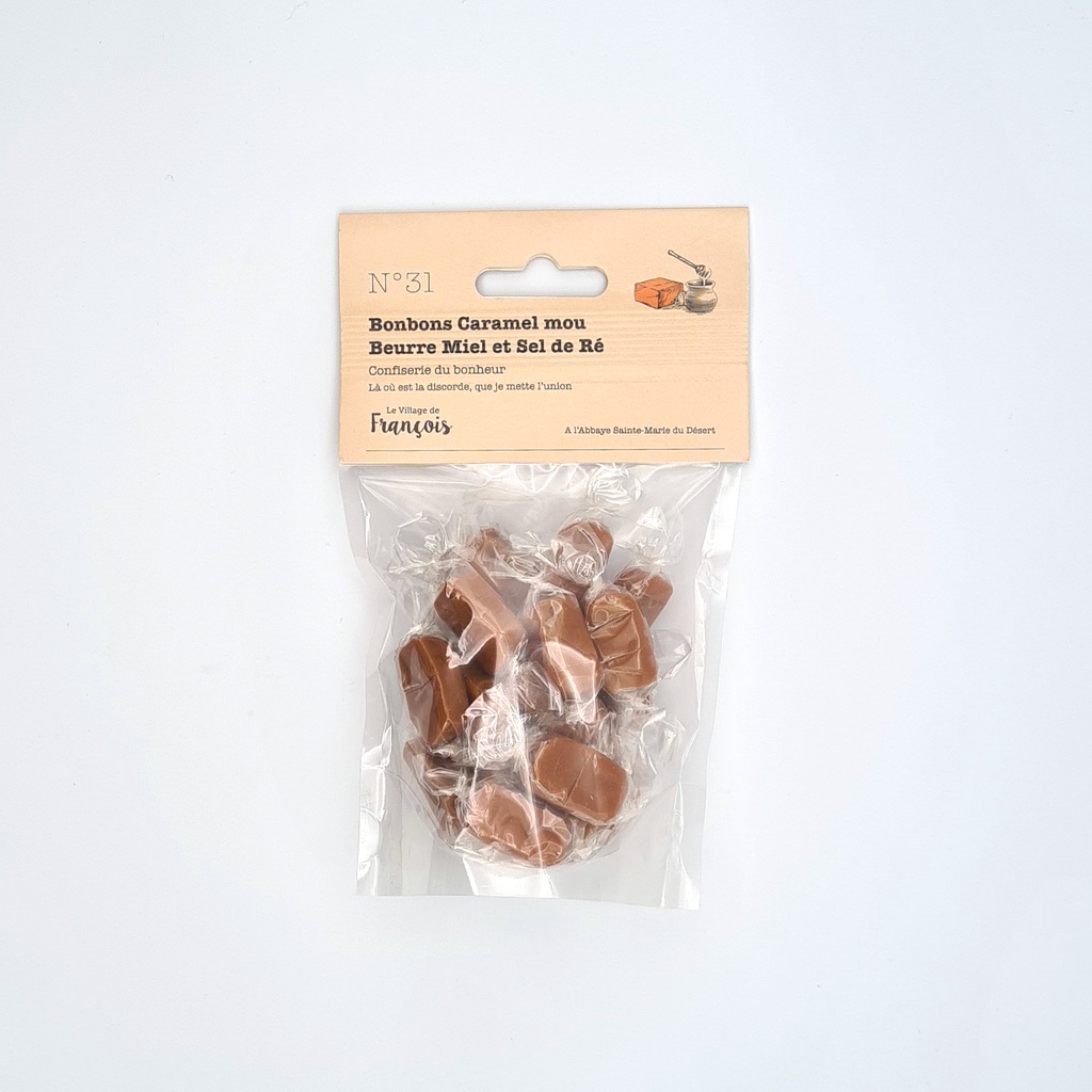 Bonbons Caramel miel beurre salé - 100g