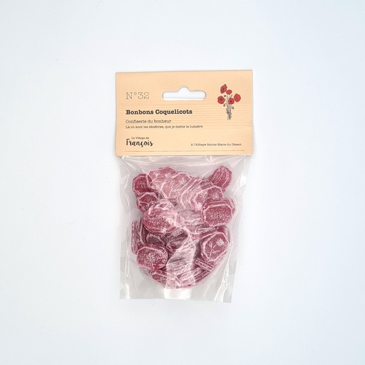 [BONB_COQUE_150] Bonbons Coquelicot - 150g